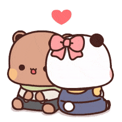 Gấu ôm nhau đáng yêu